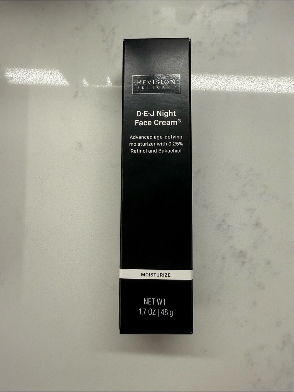 Revision Skincare D·E·J Night Face Cream – Black Moisturizer
